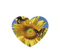 6 Pcs Car Air Fresheners,Funny Hanging Car Air Fresheners Butterflys On The Sunflowers Cute Long Lasting Scented Mirror Hanging Decoration Ornaments Gift Interior Decor Accessories For Men Women