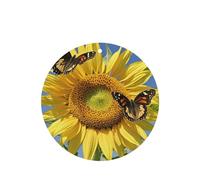 6 Pcs Car Air Fresheners,Funny Hanging Car Air Fresheners Butterflys On The Sunflowers Cute Long Lasting Scented Mirror Hanging Decoration Ornaments Gift Interior Decor Accessories For Men Women