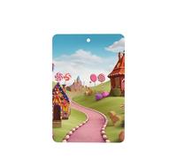 6 Pcs Car Air Fresheners,Funny Hanging Car Air Fresheners Candy Beautiful Land Cute Long Lasting Scented Mirror Hanging Decoration Ornaments Gift Interior Decor Accessories For Men Women