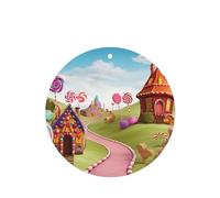 6 Pcs Car Air Fresheners,Funny Hanging Car Air Fresheners Candy Beautiful Land Cute Long Lasting Scented Mirror Hanging Decoration Ornaments Gift Interior Decor Accessories For Men Women