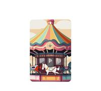 6 Pcs Car Air Fresheners,Funny Hanging Car Air Fresheners Carousel Cute Long Lasting Scented Mirror Hanging Decoration Ornaments Gift Interior Decor Accessories For Men Women