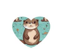 6 Pcs Car Air Fresheners,Funny Hanging Car Air Fresheners Cartoon Cute Otter Cute Long Lasting Scented Mirror Hanging Decoration Ornaments Gift Interior Decor Accessories For Men Women