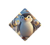 6 Pcs Car Air Fresheners,Funny Hanging Car Air Fresheners Cartoon Cute Penguin Cute Long Lasting Scented Mirror Hanging Decoration Ornaments Gift Interior Decor Accessories For Men Women
