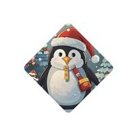 6 Pcs Car Air Fresheners,Funny Hanging Car Air Fresheners Christmas Funny Penguin Cute Long Lasting Scented Mirror Hanging Decoration Ornaments Gift Interior Decor Accessories For Men Women