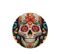 6 Pcs Car Air Fresheners,Funny Hanging Car Air Fresheners Colorful Sugar Skull Cute Long Lasting Scented Mirror Hanging Decoration Ornaments Gift Interior Decor Accessories For Men Women