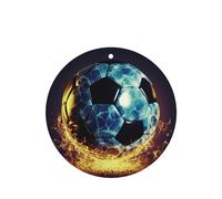 6 Pcs Car Air Fresheners,Funny Hanging Car Air Fresheners Cool Soccer Ball Cute Long Lasting Scented Mirror Hanging Decoration Ornaments Gift Interior Decor Accessories For Men Women