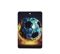 6 Pcs Car Air Fresheners,Funny Hanging Car Air Fresheners Cool Soccer Ball Cute Long Lasting Scented Mirror Hanging Decoration Ornaments Gift Interior Decor Accessories For Men Women
