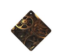 6 Pcs Car Air Fresheners,Funny Hanging Car Air Fresheners Cool Steampunk Gears Cute Long Lasting Scented Mirror Hanging Decoration Ornaments Gift Interior Decor Accessories For Men Women