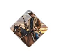 6 Pcs Car Air Fresheners,Funny Hanging Car Air Fresheners Cowboy West Cute Long Lasting Scented Mirror Hanging Decoration Ornaments Gift Interior Decor Accessories For Men Women