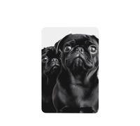 6 Pcs Car Air Fresheners,Funny Hanging Car Air Fresheners Cute Black Pug Dog Cute Long Lasting Scented Mirror Hanging Decoration Ornaments Gift Interior Decor Accessories For Men Women