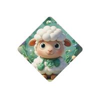 6 Pcs Car Air Fresheners,Funny Hanging Car Air Fresheners Cute Cartoon Sheep Cute Long Lasting Scented Mirror Hanging Decoration Ornaments Gift Interior Decor Accessories For Men Women