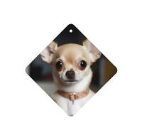 6 Pcs Car Air Fresheners,Funny Hanging Car Air Fresheners Cute Chihuahua Cute Long Lasting Scented Mirror Hanging Decoration Ornaments Gift Interior Decor Accessories For Men Women
