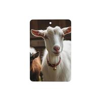 6 Pcs Car Air Fresheners,Funny Hanging Car Air Fresheners Cute Goat Cute Long Lasting Scented Mirror Hanging Decoration Ornaments Gift Interior Decor Accessories For Men Women