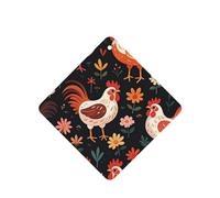 6 Pcs Car Air Fresheners,Funny Hanging Car Air Fresheners Cute Rooster Chickens Cute Long Lasting Scented Mirror Hanging Decoration Ornaments Gift Interior Decor Accessories For Men Women