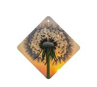 6 Pcs Car Air Fresheners,Funny Hanging Car Air Fresheners Dandelions At Sunset Cute Long Lasting Scented Mirror Hanging Decoration Ornaments Gift Interior Decor Accessories For Men Women