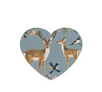6 Pcs Car Air Fresheners,Funny Hanging Car Air Fresheners Deer Birds With Flowers Cute Long Lasting Scented Mirror Hanging Decoration Ornaments Gift Interior Decor Accessories For Men Women