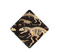 6 Pcs Car Air Fresheners,Funny Hanging Car Air Fresheners Dinosaur Skeleton Print Cute Long Lasting Scented Mirror Hanging Decoration Ornaments Gift Interior Decor Accessories For Men Women