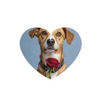 6 Pcs Car Air Fresheners,Funny Hanging Car Air Fresheners Dog Holding A Rose Cute Long Lasting Scented Mirror Hanging Decoration Ornaments Gift Interior Decor Accessories For Men Women