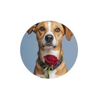 6 Pcs Car Air Fresheners,Funny Hanging Car Air Fresheners Dog Holding A Rose Cute Long Lasting Scented Mirror Hanging Decoration Ornaments Gift Interior Decor Accessories For Men Women