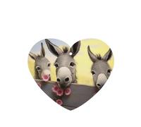 6 Pcs Car Air Fresheners,Funny Hanging Car Air Fresheners Donkey And Flower Cute Long Lasting Scented Mirror Hanging Decoration Ornaments Gift Interior Decor Accessories For Men Women