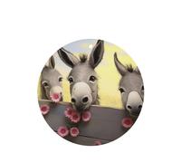 6 Pcs Car Air Fresheners,Funny Hanging Car Air Fresheners Donkey And Flower Cute Long Lasting Scented Mirror Hanging Decoration Ornaments Gift Interior Decor Accessories For Men Women