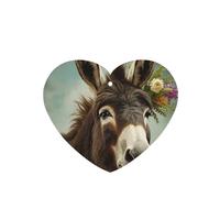 6 Pcs Car Air Fresheners,Funny Hanging Car Air Fresheners Donkey Animals Cute Long Lasting Scented Mirror Hanging Decoration Ornaments Gift Interior Decor Accessories For Men Women