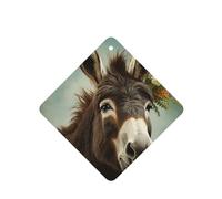 6 Pcs Car Air Fresheners,Funny Hanging Car Air Fresheners Donkey Animals Cute Long Lasting Scented Mirror Hanging Decoration Ornaments Gift Interior Decor Accessories For Men Women