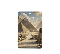 6 Pcs Car Air Fresheners,Funny Hanging Car Air Fresheners Egyptian Pyramids Cute Long Lasting Scented Mirror Hanging Decoration Ornaments Gift Interior Decor Accessories For Men Women