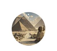6 Pcs Car Air Fresheners,Funny Hanging Car Air Fresheners Egyptian Pyramids Cute Long Lasting Scented Mirror Hanging Decoration Ornaments Gift Interior Decor Accessories For Men Women