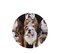 6 Pcs Car Air Fresheners,Funny Hanging Car Air Fresheners English Bulldogs Cute Long Lasting Scented Mirror Hanging Decoration Ornaments Gift Interior Decor Accessories For Men Women
