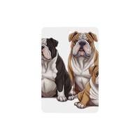 6 Pcs Car Air Fresheners,Funny Hanging Car Air Fresheners English Bulldogs Cute Long Lasting Scented Mirror Hanging Decoration Ornaments Gift Interior Decor Accessories For Men Women