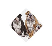 6 Pcs Car Air Fresheners,Funny Hanging Car Air Fresheners English Bulldogs Cute Long Lasting Scented Mirror Hanging Decoration Ornaments Gift Interior Decor Accessories For Men Women