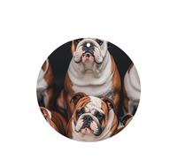 6 Pcs Car Air Fresheners,Funny Hanging Car Air Fresheners English Bulldogs Cute Long Lasting Scented Mirror Hanging Decoration Ornaments Gift Interior Decor Accessories For Men Women