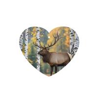 6 Pcs Car Air Fresheners,Funny Hanging Car Air Fresheners Fall Birch Leaves Elk Cute Long Lasting Scented Mirror Hanging Decoration Ornaments Gift Interior Decor Accessories For Men Women