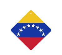 6 Pcs Car Air Fresheners,Funny Hanging Car Air Fresheners Flag Of Venezuela Cute Long Lasting Scented Mirror Hanging Decoration Ornaments Gift Interior Decor Accessories For Men Women
