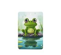6 Pcs Car Air Fresheners,Funny Hanging Car Air Fresheners Frog On A Pond Cute Long Lasting Scented Mirror Hanging Decoration Ornaments Gift Interior Decor Accessories For Men Women