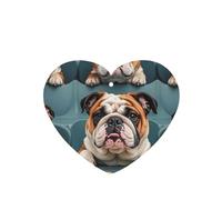 6 Pcs Car Air Fresheners,Funny Hanging Car Air Fresheners Funny English Bulldog Cute Long Lasting Scented Mirror Hanging Decoration Ornaments Gift Interior Decor Accessories For Men Women