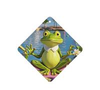 6 Pcs Car Air Fresheners,Funny Hanging Car Air Fresheners Funny Yoga Frog Cute Long Lasting Scented Mirror Hanging Decoration Ornaments Gift Interior Decor Accessories For Men Women