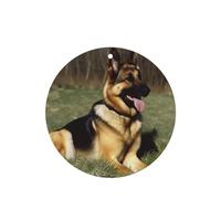 6 Pcs Car Air Fresheners,Funny Hanging Car Air Fresheners German Shepherd Dog Cute Long Lasting Scented Mirror Hanging Decoration Ornaments Gift Interior Decor Accessories For Men Women