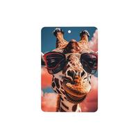 6 Pcs Car Air Fresheners,Funny Hanging Car Air Fresheners Giraffe Wearing Sunglasses Cute Long Lasting Scented Mirror Hanging Decoration Ornaments Gift Interior Decor Accessories For Men Women