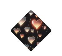 6 Pcs Car Air Fresheners,Funny Hanging Car Air Fresheners Glowing Heart Love Cute Long Lasting Scented Mirror Hanging Decoration Ornaments Gift Interior Decor Accessories For Men Women