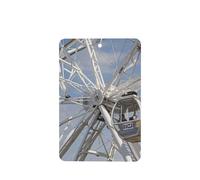 6 Pcs Car Air Fresheners,Funny Hanging Car Air Fresheners Gray Ferris Wheel Cute Long Lasting Scented Mirror Hanging Decoration Ornaments Gift Interior Decor Accessories For Men Women