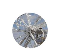 6 Pcs Car Air Fresheners,Funny Hanging Car Air Fresheners Gray Ferris Wheel Cute Long Lasting Scented Mirror Hanging Decoration Ornaments Gift Interior Decor Accessories For Men Women