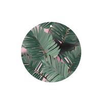 6 Pcs Car Air Fresheners,Funny Hanging Car Air Fresheners Green Palm Tree Leaves Cute Long Lasting Scented Mirror Hanging Decoration Ornaments Gift Interior Decor Accessories For Men Women