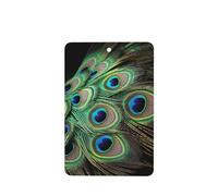 6 Pcs Car Air Fresheners,Funny Hanging Car Air Fresheners Green Peacock Feather Cute Long Lasting Scented Mirror Hanging Decoration Ornaments Gift Interior Decor Accessories For Men Women
