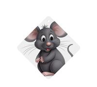 6 Pcs Car Air Fresheners,Funny Hanging Car Air Fresheners Grey Rat Cute Long Lasting Scented Mirror Hanging Decoration Ornaments Gift Interior Decor Accessories For Men Women