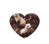 6 Pcs Car Air Fresheners,Funny Hanging Car Air Fresheners Hairy Ferret Cute Long Lasting Scented Mirror Hanging Decoration Ornaments Gift Interior Decor Accessories For Men Women