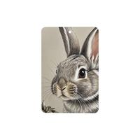 6 Pcs Car Air Fresheners,Funny Hanging Car Air Fresheners Hand Drawn Rabbit Cute Long Lasting Scented Mirror Hanging Decoration Ornaments Gift Interior Decor Accessories For Men Women