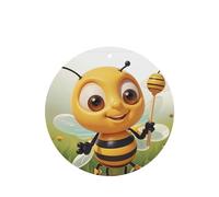 6 Pcs Car Air Fresheners,Funny Hanging Car Air Fresheners Honey Bee Cute Long Lasting Scented Mirror Hanging Decoration Ornaments Gift Interior Decor Accessories For Men Women