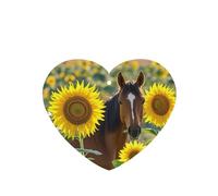 6 Pcs Car Air Fresheners,Funny Hanging Car Air Fresheners Horse And Sunflower Cute Long Lasting Scented Mirror Hanging Decoration Ornaments Gift Interior Decor Accessories For Men Women